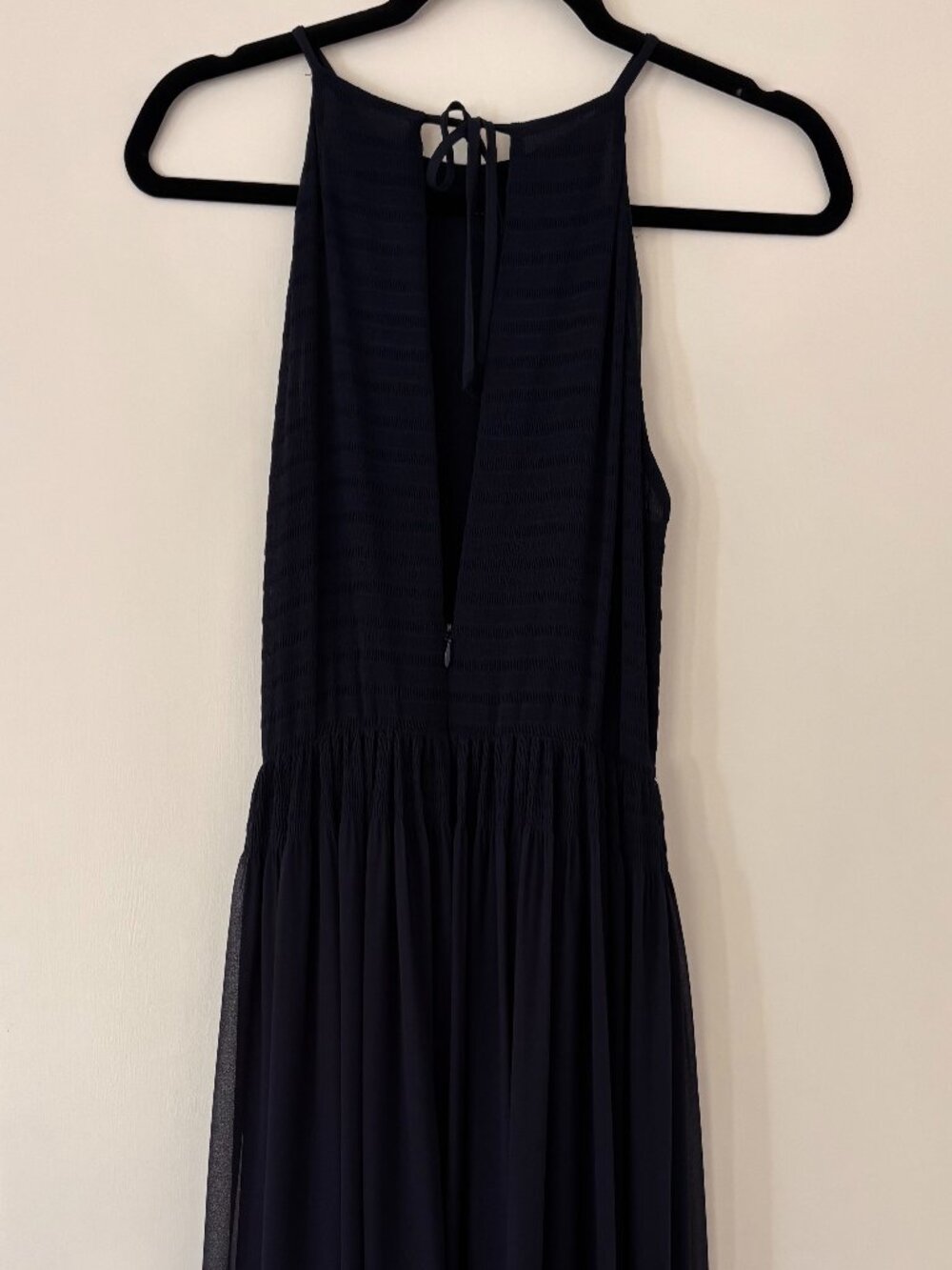 Navy French Connection keyhole dress, size 8